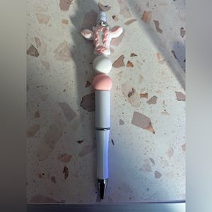 Customized beaded pens